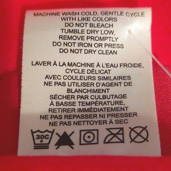 Monster High Girl's Sugar Skull Pink & Black Long Sleeved Top NWT Size XL(16) - Picture 5 of 8